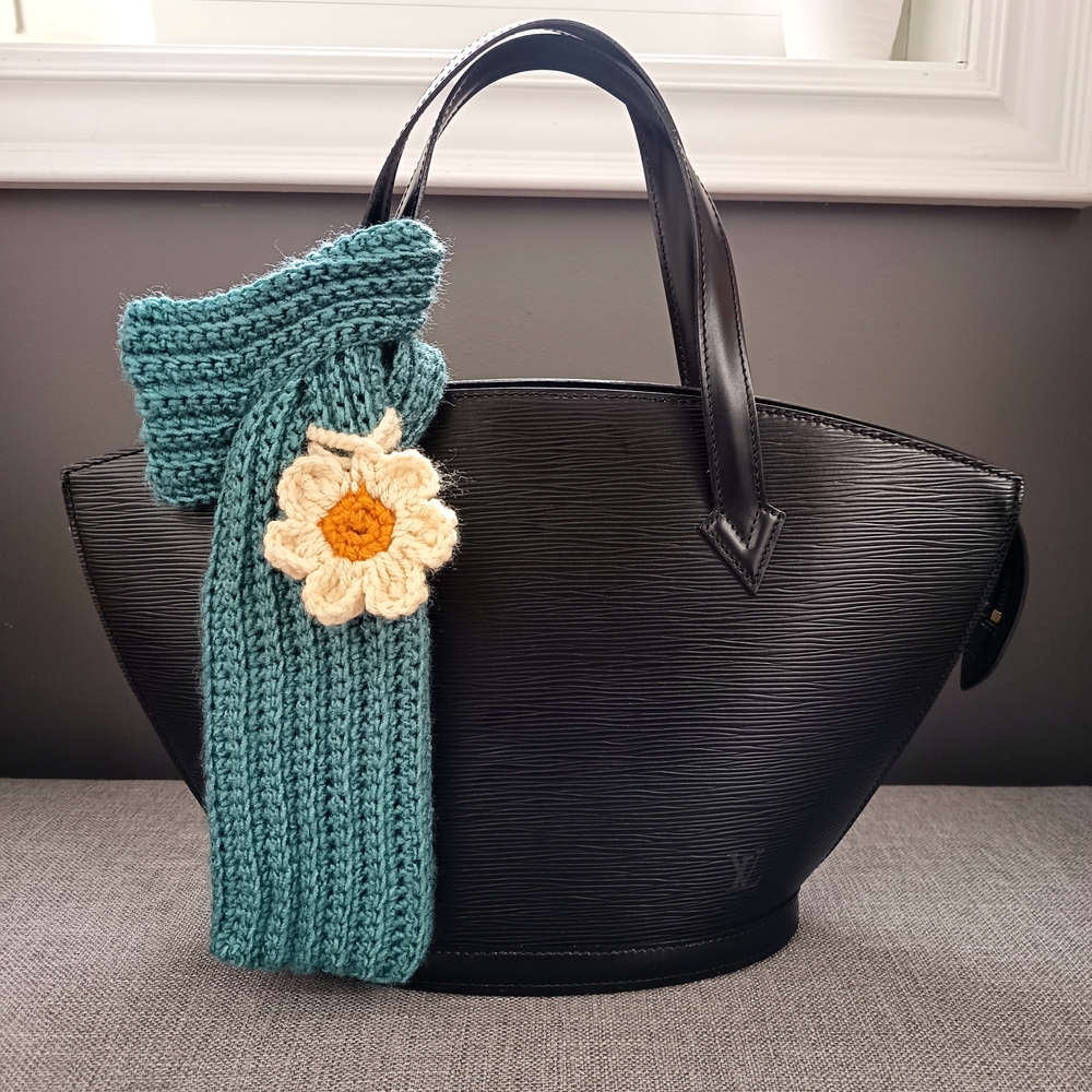 💚Crochet Cell Phone Pocket - Teal